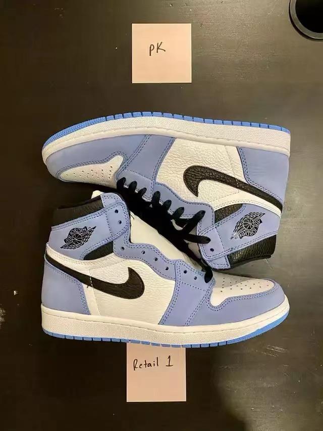 Pk God air Jordan 1 high OG university blue retail materials ready to ship